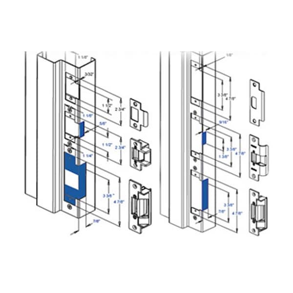 TRINE: Enhanced 323478LC ANSI Grade 1 Electric Strike Kit